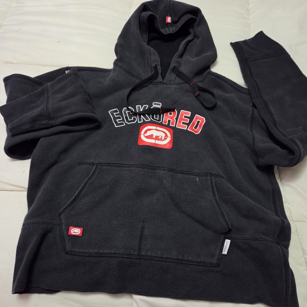 Ecko Unlimited Black and Red Men's Hoodie